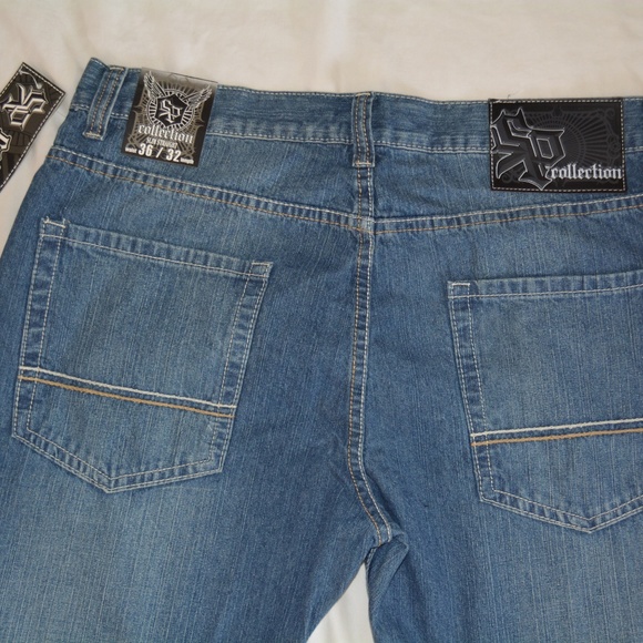 Mens 36 x 32 SP Collection Slim Straight Jeans BTS - Picture 6 of 8